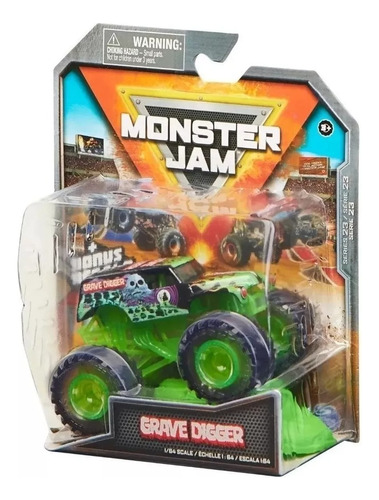 Monster Jam Auto Metal Ruedas Grandes Spin Master