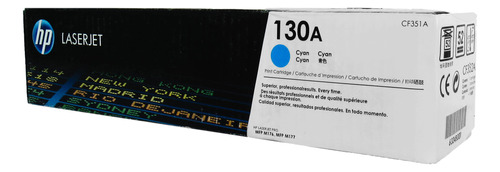 Cartucho De Toner Hp 130a (cf351a) Cian, 100% Original