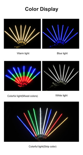 Cadena De Luces Decorativas Para Exteriores Con Energía Sola