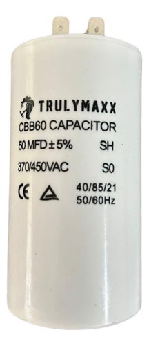 Capacitor 50µf Trulymaxx® Para Refrigeración (2 Unidades)