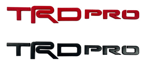 Emblema Trd Pro Estandar Para Toyota ( Tecnologia 3m)