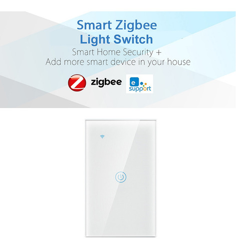 Imagen 3 de 9 de Zigbee Smart Light Switch Ewelink App Control Remoto Us Wall