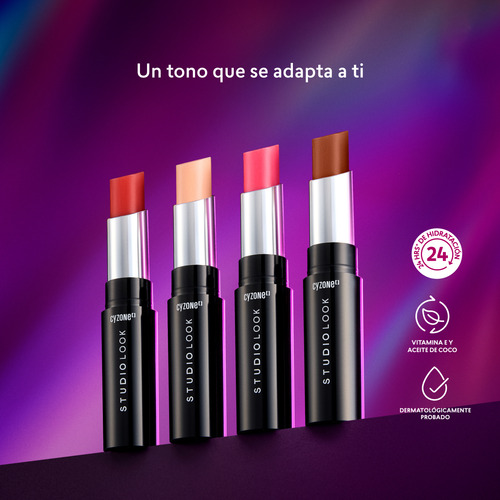 Cyzone Labial Lip Balm Studio Look Acabado Natural 3g