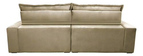 Sofa Retrátil Reclinável Pocket Cama Inbox Soft 3,12m Bege