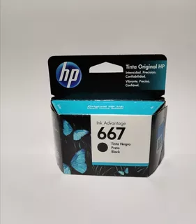 Tinta Hp 667 Negro 2775 / 4175 3ym79al Original