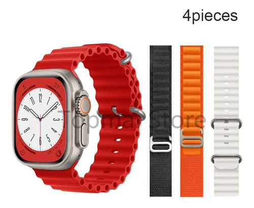 Set De Correas Para Apple Watch Iwatch Ultra Ocean Alpine Ba