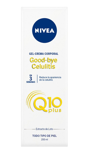 Nivea Q10 Gel Corporal Good By Cellulitis 200ml