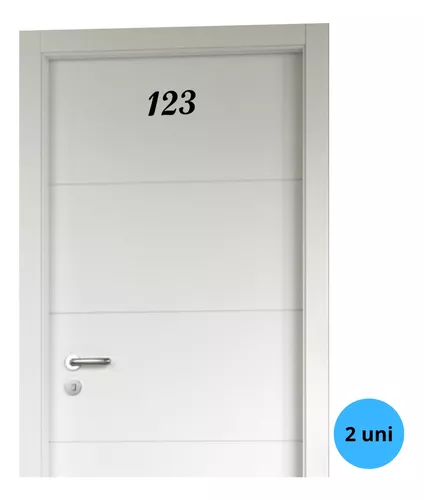 número numero pequeno porta de apartamento 5 cm números