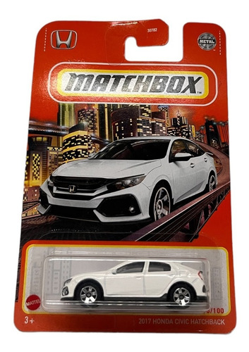 Matchbox 2017 Honda Civic Hatchback  Fe-8 