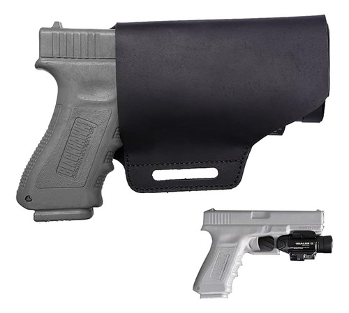 Funda De Piel Universal  Pj21 Para Pistola Con Fijación Láse