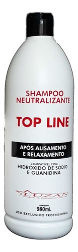  Shampoo Neutralizante Top Line Hidróxido E Guanidina 980ml