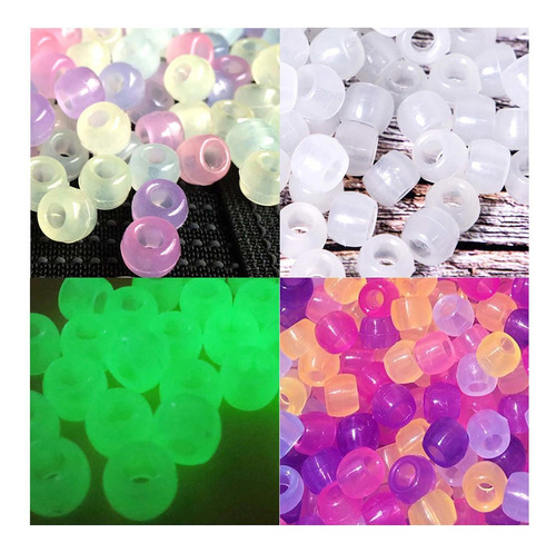 Cuentas De Pony Korlon 1000 Pcs, Perlas De Brazalete De Pls