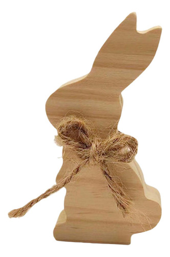Señal De De Madera, Centro De Mesa De Mesa De Conejo Sin