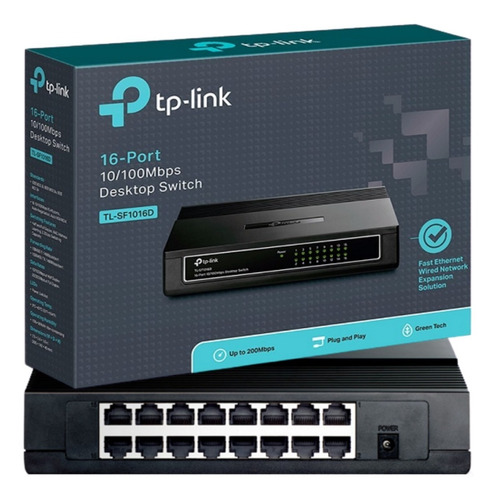 Switch Tp-link Tl-sf1016d 16 Pts 10/100mbps