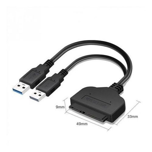 Cable Adaptador Sata A Usb 3.0 Disco Rigido Hdd Ssd 2.5 3.5