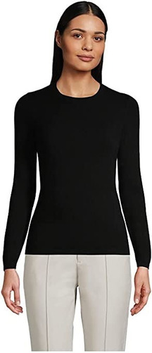 Sweater Mujer Lana Bremer Liso Cuello Redondo Premium Elite