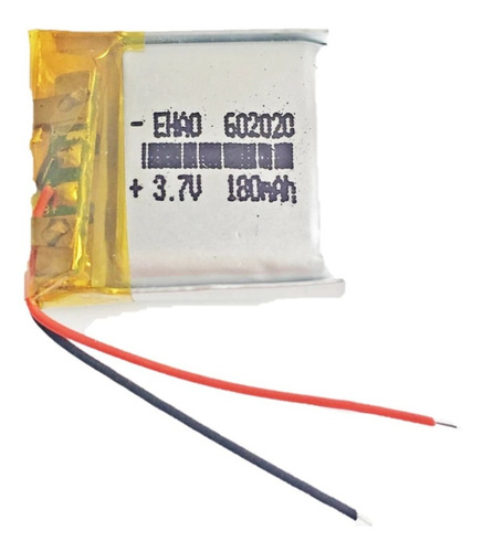 Bateria 3.7v 180mah 602020