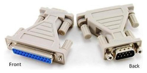 Adaptador/convertidor Db9 Macho A Db25 Hembra Tipo Compacto