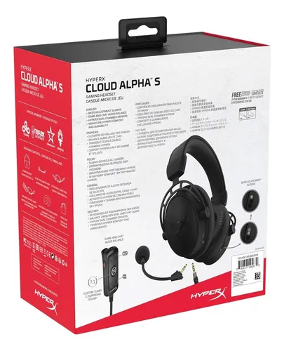Hyperx Cloud Alpha S - Auriculares Para Juegos De Pc, Son...
