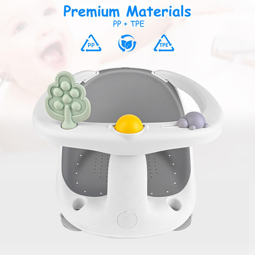 Asiento De Baño Alnuy Para Bebés De 6 A 24 Meses Con Vaso De