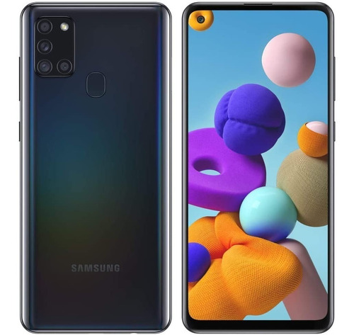 Celular Samsung Galaxy A21s 64 Gb  Negro 4gb Ram Refabricado (Reacondicionado)