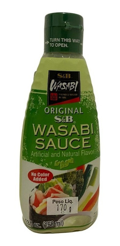 Imagem 1 de 1 de Wasabi Sauce S&b 170g Raiz Forte In Tube Importado Japão