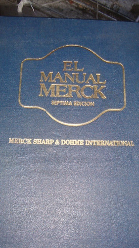 Manual Merck De Diagnóstico Y Terapeutica 7a Ed Merck Sharp