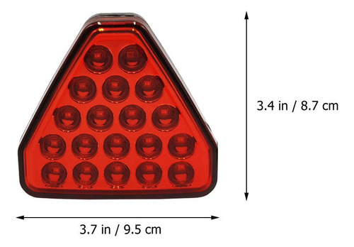 Lámpara De Freno Led Universal Impermeable Para Luz Trasera