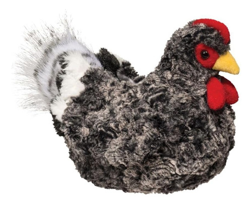 Peluche De Pollo De Gallina Negra Pimienta Negra