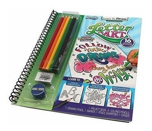 Kit De Dibujo Libreta Con Dibujo Y Lápices Para Colorear 