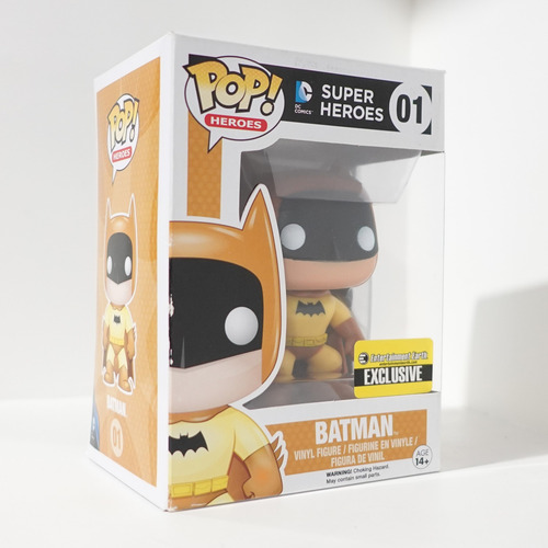 Funko Pop! Dc Super Heroes - Batman 01 Amarillo Exclusivo (Usado)