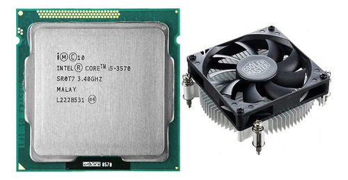 Imagem 1 de 5 de Processador Intel Core I5 3570 Lga1155 + Cooler Master L115