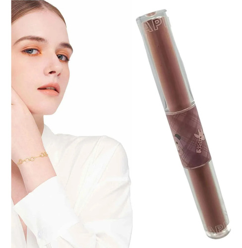 Tinte Labial Brillo Labial Brillo De Labios Mate De Doble Ca