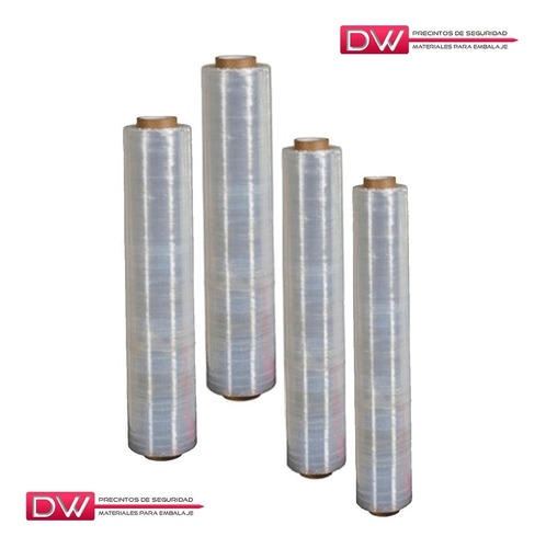 Imagen 2 de 10 de Rollo Film Stretch 50cm Virgen Cristal Embalaje 2,8kg