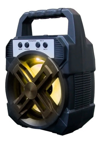 Imagem 5 de 9 de Alto-falante First Option E82-s Portátil Com Bluetooth Preto