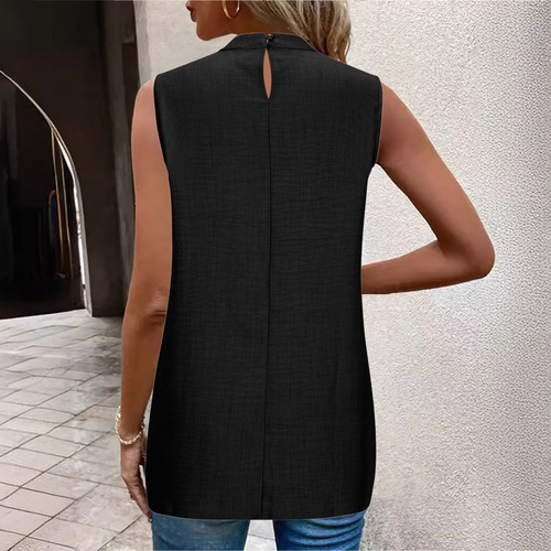 Top De Traje Delgado Irregular De Color Liso De Moda Casual