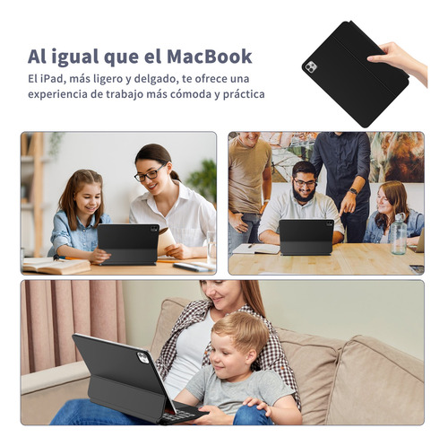 Funda Con Teclado Pro Keys Para iPad 10.9/11 Air4/5/11