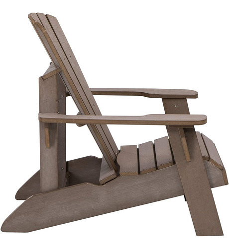 Lifetime Adirondack - Silla De Imitación Madera