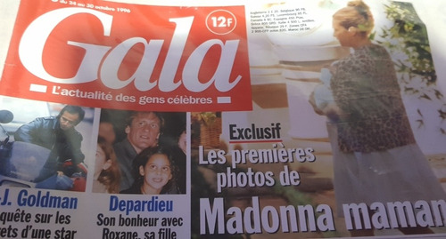 Madonna Revista Gala Leer Descripcion