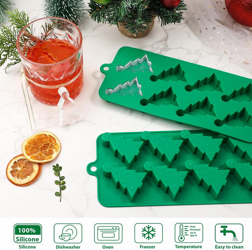 Moldes De Silicona Para Cubitos De Hielo, 8 Cavidades, Molde