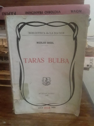 Libro Antiguo, Taras Bulba - N. Gogol 1915