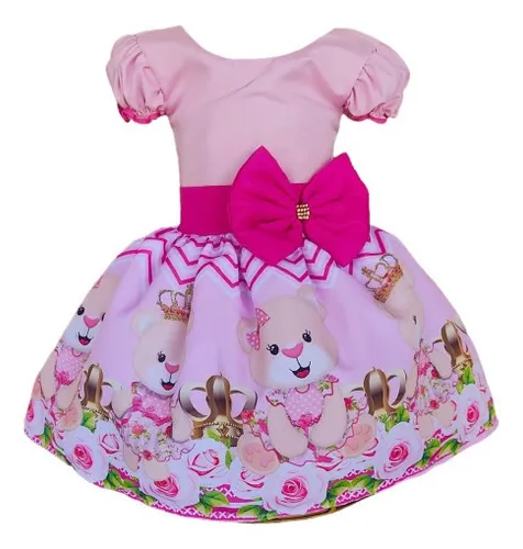 Roupa ursinha princesa sales
