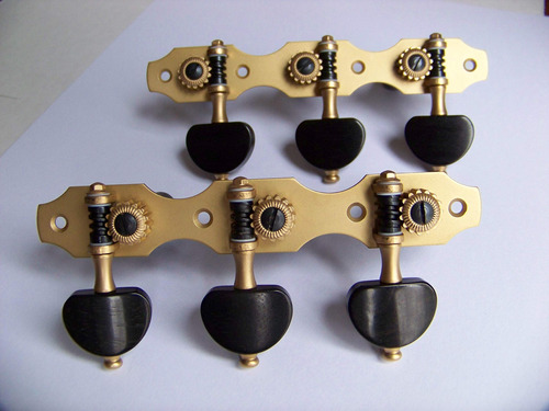 Rubner Tuning Machines-ebony Hauser Para Guitarra Clasica