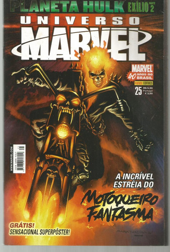 Universo Marvel 25 1ª Serie Panini - Bonellihq Cx411 H18
