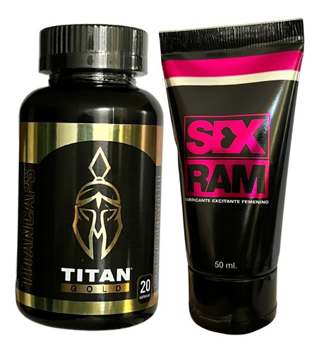 Pack Gel Lubricante Excitante Femenino + Titan Gold Sexshop