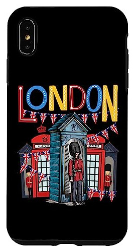 Funda Para iPhone XS Max London Souvenirs Plastico-02