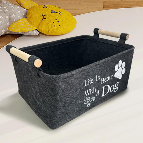Cesta De Almacenamiento De Juguetes Para Perros, Cesta De