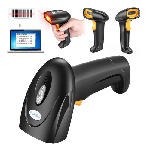 Lector Códigos De Barras Inalámbrico Recargable Pos