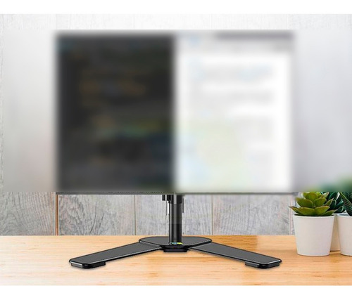 Imagen 10 de 10 de Brazo Soporte Doble Monitor Escritorio Articulado 17-27