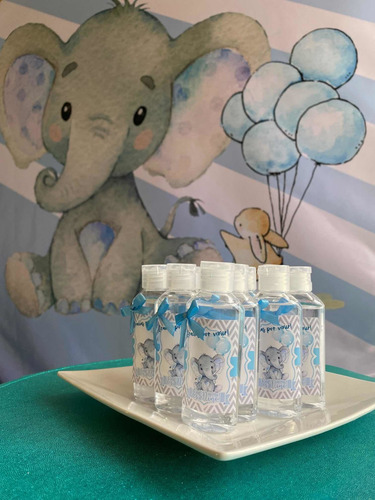 Imagen 2 de 2 de Recuerdos Docena Alcohol Gel Todo Evento Baby Shower Y Más